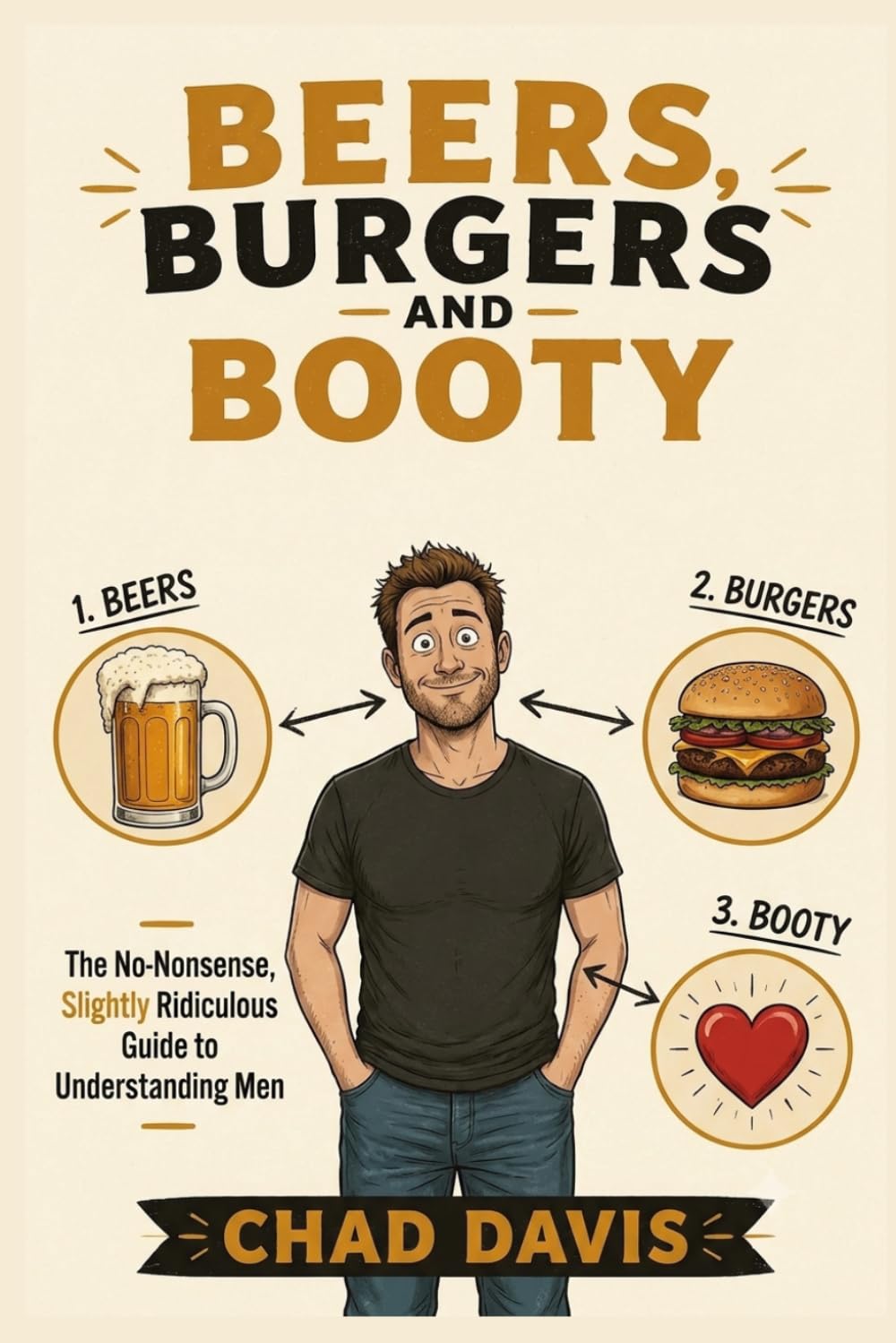 Beers, Burgers and Booty: A Funny, Honest Guide to Understanding Men (And Actually Doing Something About It)