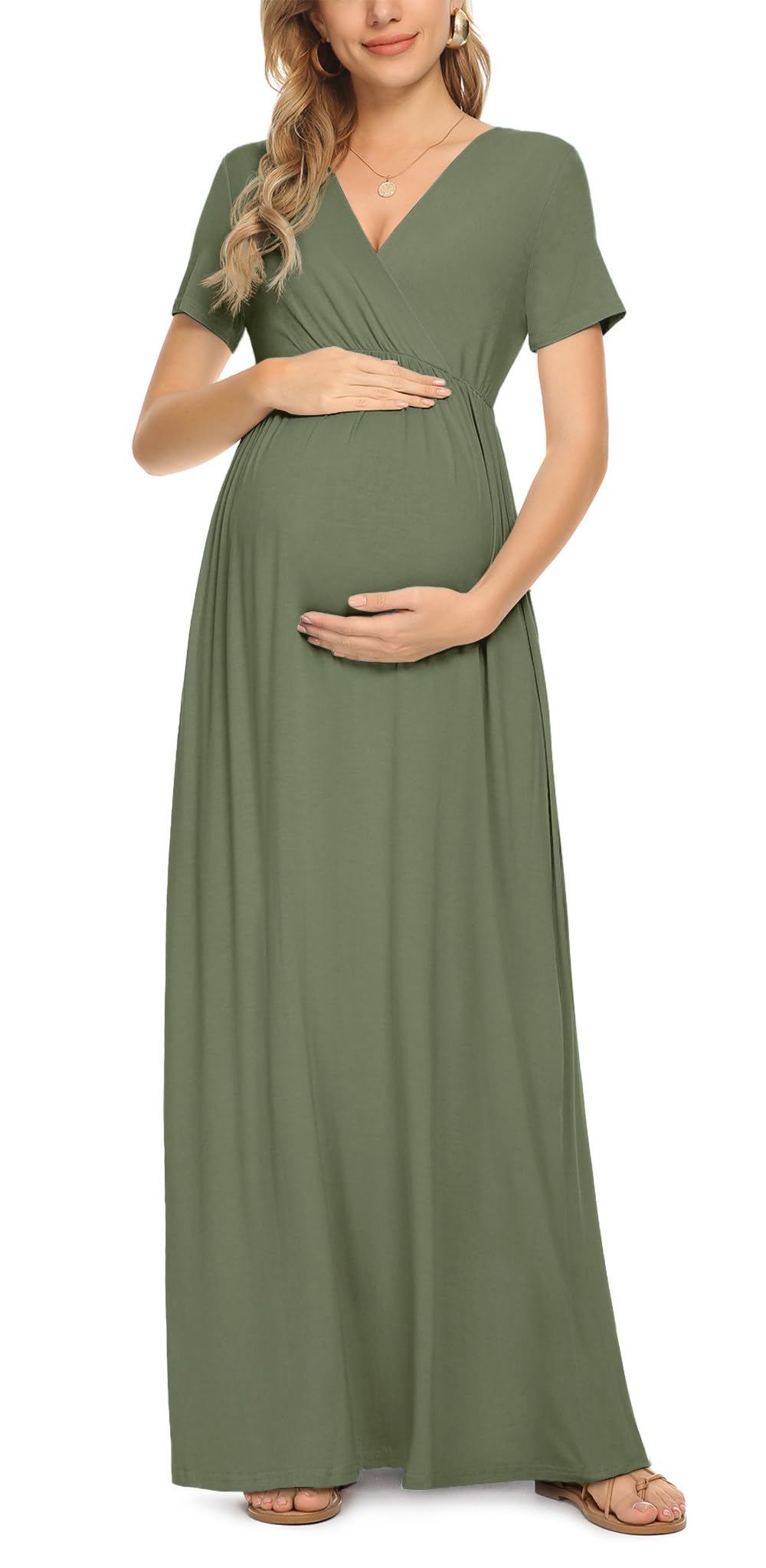 Xpenyo Maternity Maxi Dress