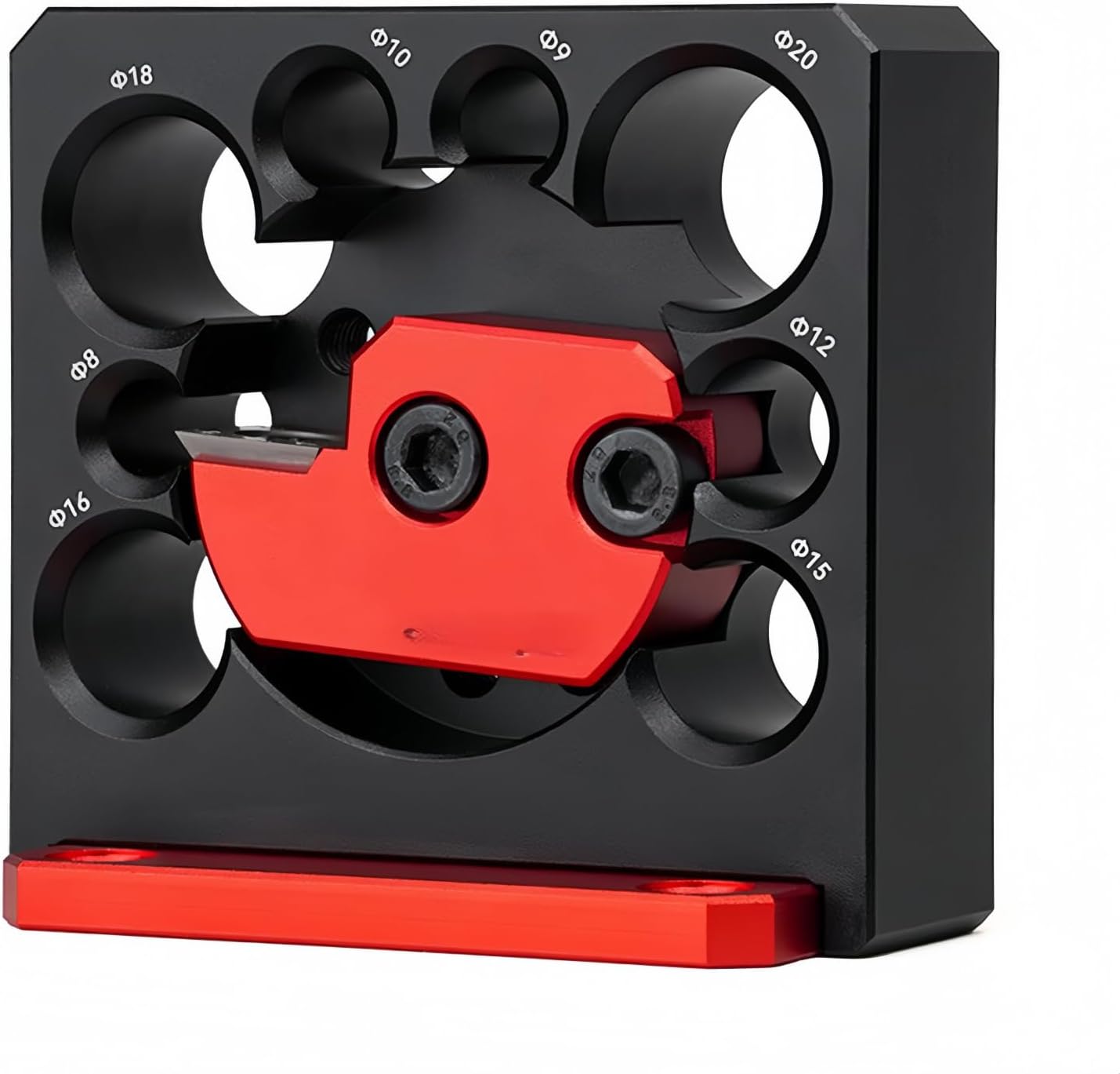 Dowel Maker Jig Kit, Adjustable Woodworking Tool with High-Speed Carbide Inserts, 8 Hole Design for Precision Dowel Making