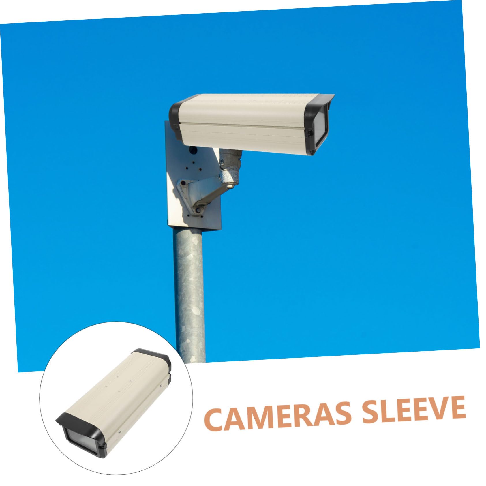 12 Boîtier D'aluminium pour Extérieur en Alliage Pouces Caméra | Protection Météo Solide, Structure Robuste et Ferme, Usage Extérieur pour Caméra, Accessoire de Surveillance