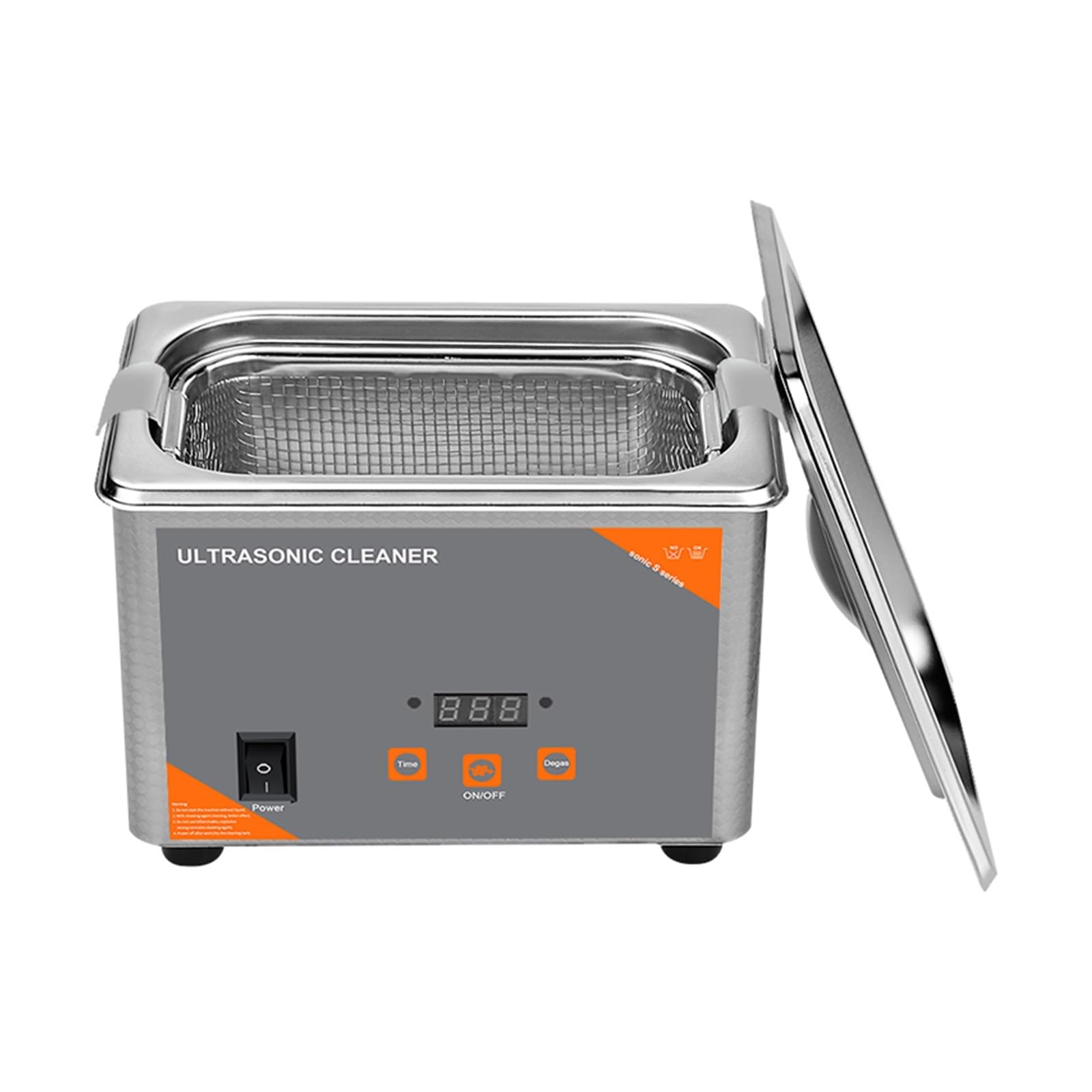 Pulitore ultrasonico, 800ml Ultra Cleaner Digital Time 35W Lavaggio Gioielli Collana Occhiali Guarda Pennello Lavatrice Ad Ultrasuoni per occhiali, anelli, ritentori, protesi dentate