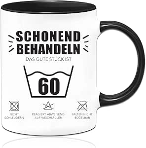 Tasse Anniversaire 60 Ans Trendation - Cadeau Pour Femme, Homme, Mère, Père, Lavable Au Lave-vaisselle