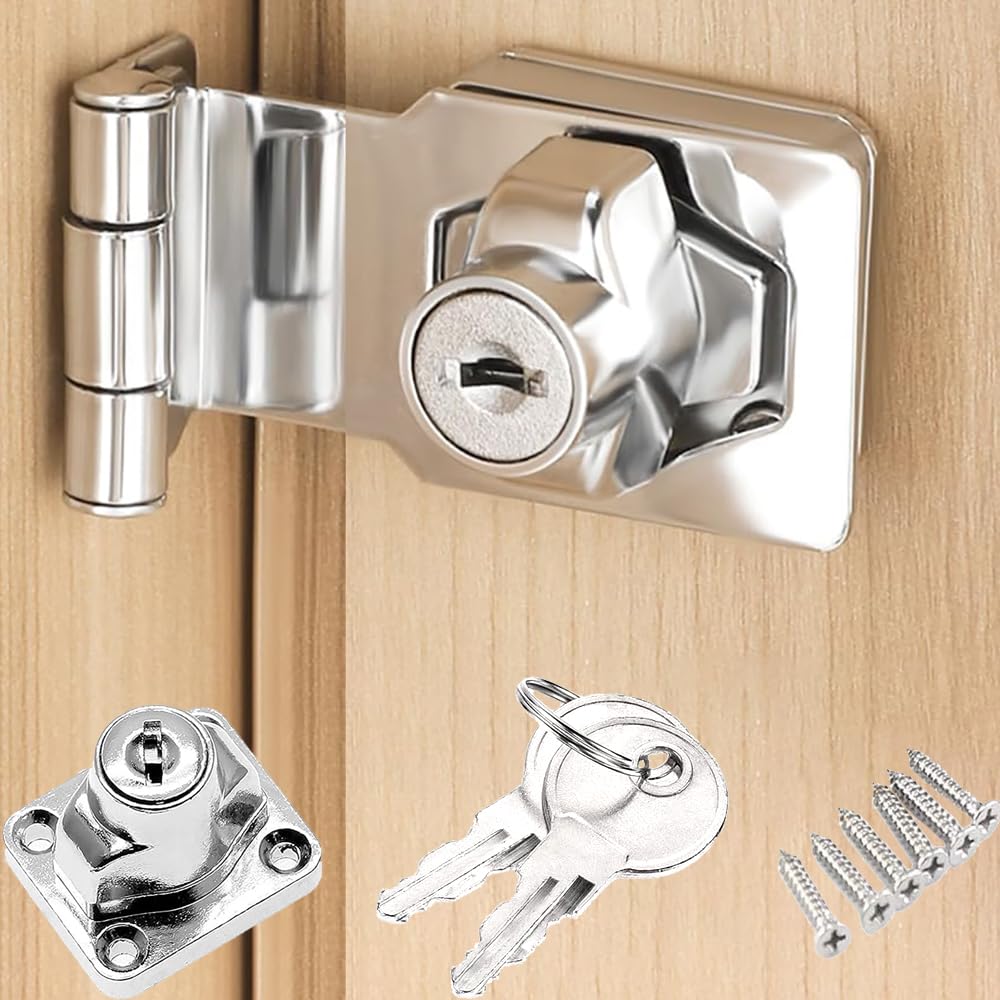 ZiYuya Hasp Lock with Keys