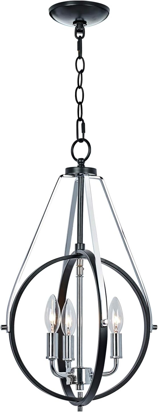 Amazon Crazy 🔥 Deals MOTINI Modern Orb Chandelier Foyer Light Fixture Metal Sphere Rustic Pendant Light for Entryway Kitchen Dining Room Hanging Lighting Fixtures, Black and Silver Chrome Finish, 21x13.5x13.5 One-Day Sale: Up to 80% Off MOTINI Modern Orb Chandelier Foyer Light Fixture Metal Sphere Rustic Pendant Light for Entryway Kitchen Dining Room Hanging Lighting Fixtures, Black and Silver Chrome Finish, 21x13.5x13.5