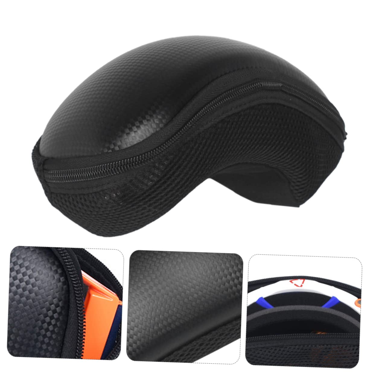 LIFKOME 4pièces Étui De Pour De Ski Et Snowboard Boîte Rigide De Rangement Pour Goggles Accessoire Et Compact