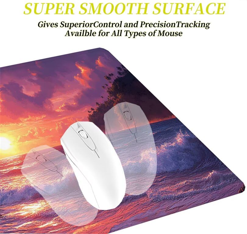 Tapis de souris XXL 700x400x3mm grand format imperméable lavable