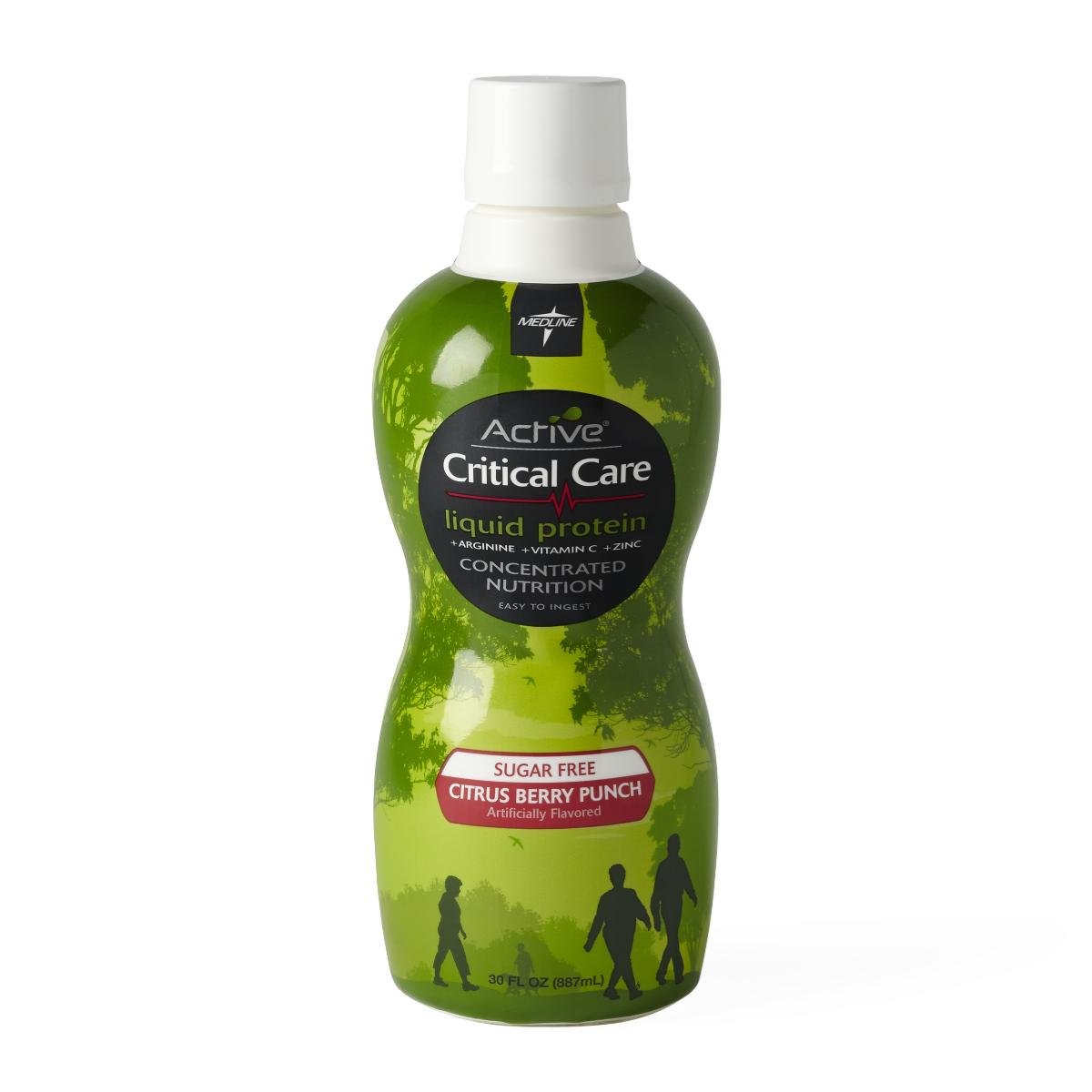 Medline Proteína líquida pronta para beber com colágeno hidrolisado e proteína do soro do leite, 21 g de proteína, 1 frasco de 851 g