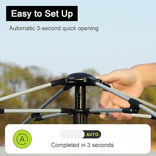 Miniatura 5 de 234 Person Dome Tents for Camping,Easy Setup,Automatic Pop Up Tent with Carry Bag,Waterproof Windproof Family Tents Portable,Backpacking Hiking