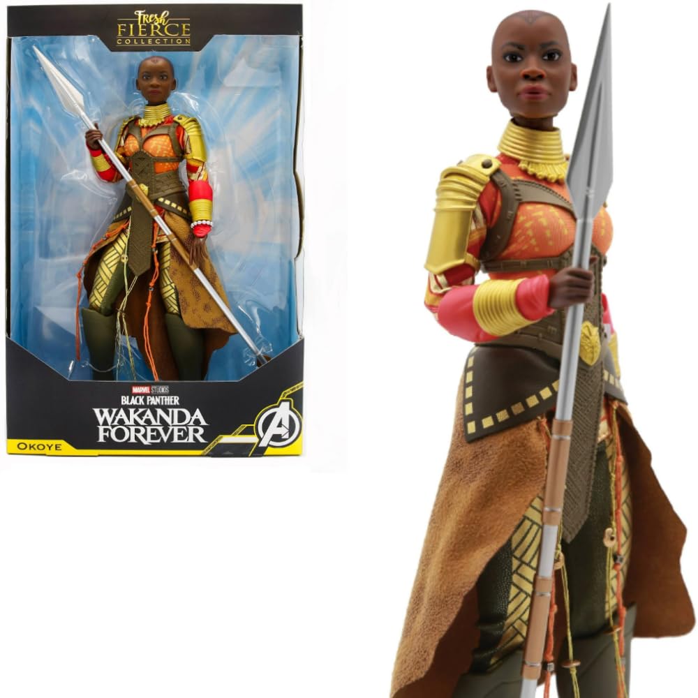 World of EPI Fresh Fierce Marvel Black Panther : Wakanda Forever 11.5" Fashion Dolls Okoye
