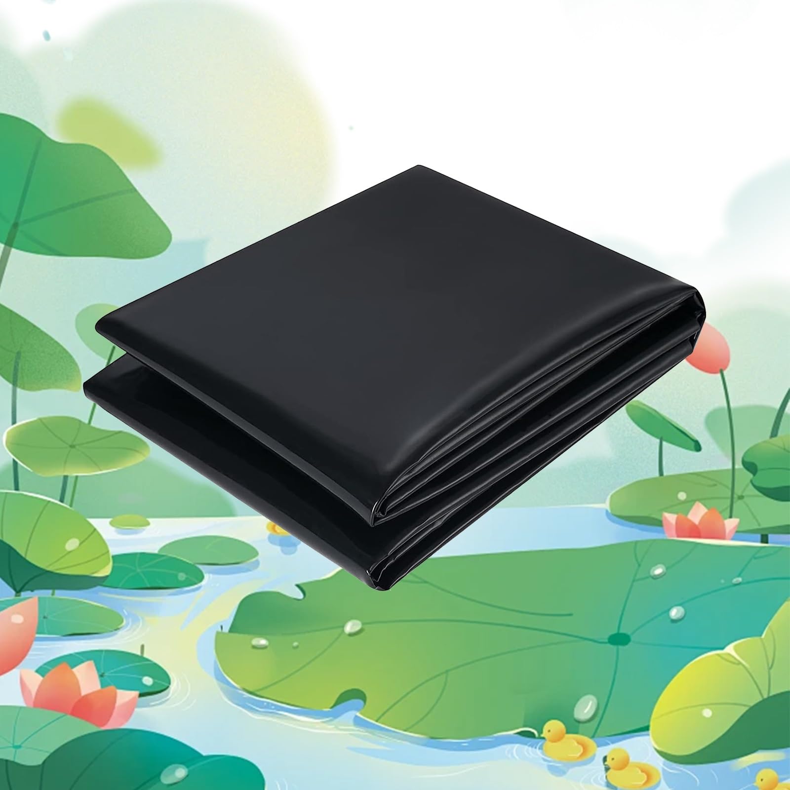 Étangs koï et cascades : bâche de bassin 3 x 9 m pour créer un jardin aquatique unique