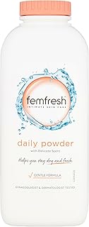 Femfresh Re-Balance Powder for Intimate Skin Care, Dermatologically & Gynecologically Tested, Gently Absorbs Moisture, Delicately Scented, Talc Free, 200g