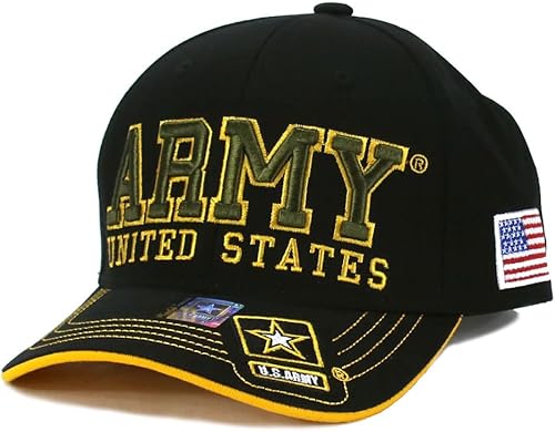 Gorra de béisbol ajustable con licencia oficial del ejército de EE. UU