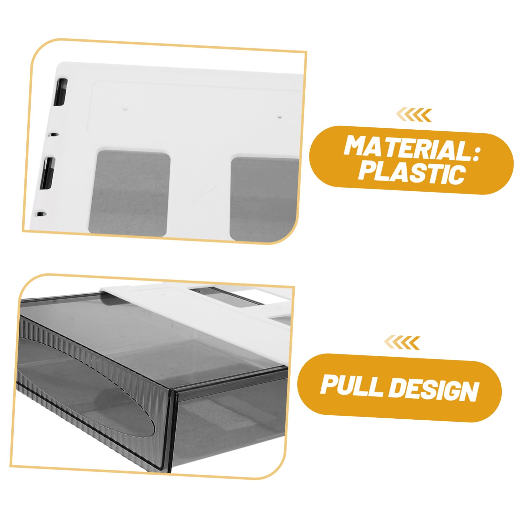 2pezzi La Scrivania in Plastica Resistente Organizer Per Ufficio e Casa Cassetto Per Organizzazione Della Scrivania