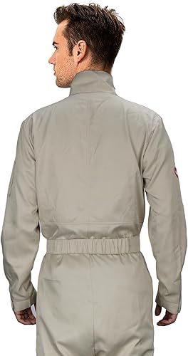 Miniatura 5 de LINKOM Disfraz de caza de fantasmas para adultos, overol de los años 80 para Halloween, cosplay