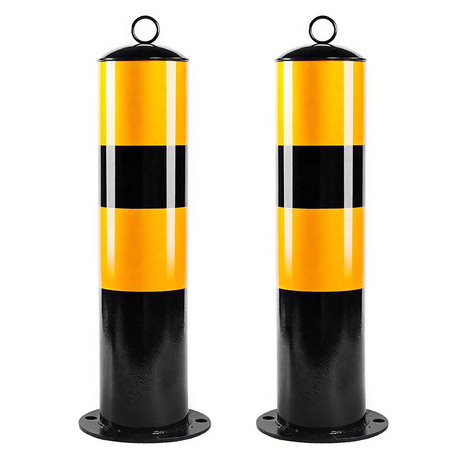 Barreras de Seguridad, Poste de Seguridad, Columna tráfico, Barrera for estacionamiento, Carretera, barandilla Alta Visibilidad, 19,7 Pulgadas Alto(2pcs)