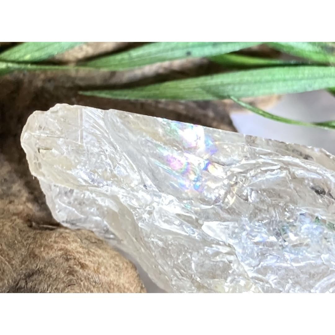 ゴールデンマイカ内包✨ レインボー エレスチャル  骸骨水晶　原石　クリスタル Amazon.co.jp: ゴールデンマイカ内包 レインボー エレスチャル