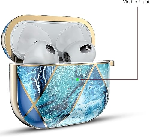 Miniatura 5 de SaharaCase - Funda y kit de mármol para Apple AirPods 3 (3 generación 2021) Robusto Protección de cuerpo completo, agarre antideslizante, delgado