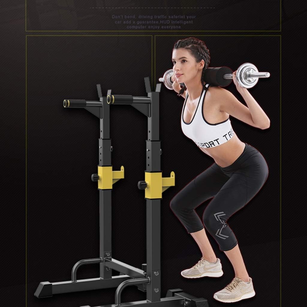 最大46 Offクーポン ベンチプレススクワットラック平行棒フィットネス機器多機能バーベルラック分割屋内ベンチプレス男性と女性大人無料スクワットラック Color Black Size 58 140cm Pusatalquran Org