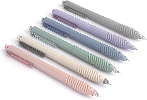 Miniatura 2 de Bribobo Bolígrafos de gel de tinta negra de 0.5 mm de punta fina, escritura suave y silenciosa, bolígrafo de trabajo (paquete de 6)