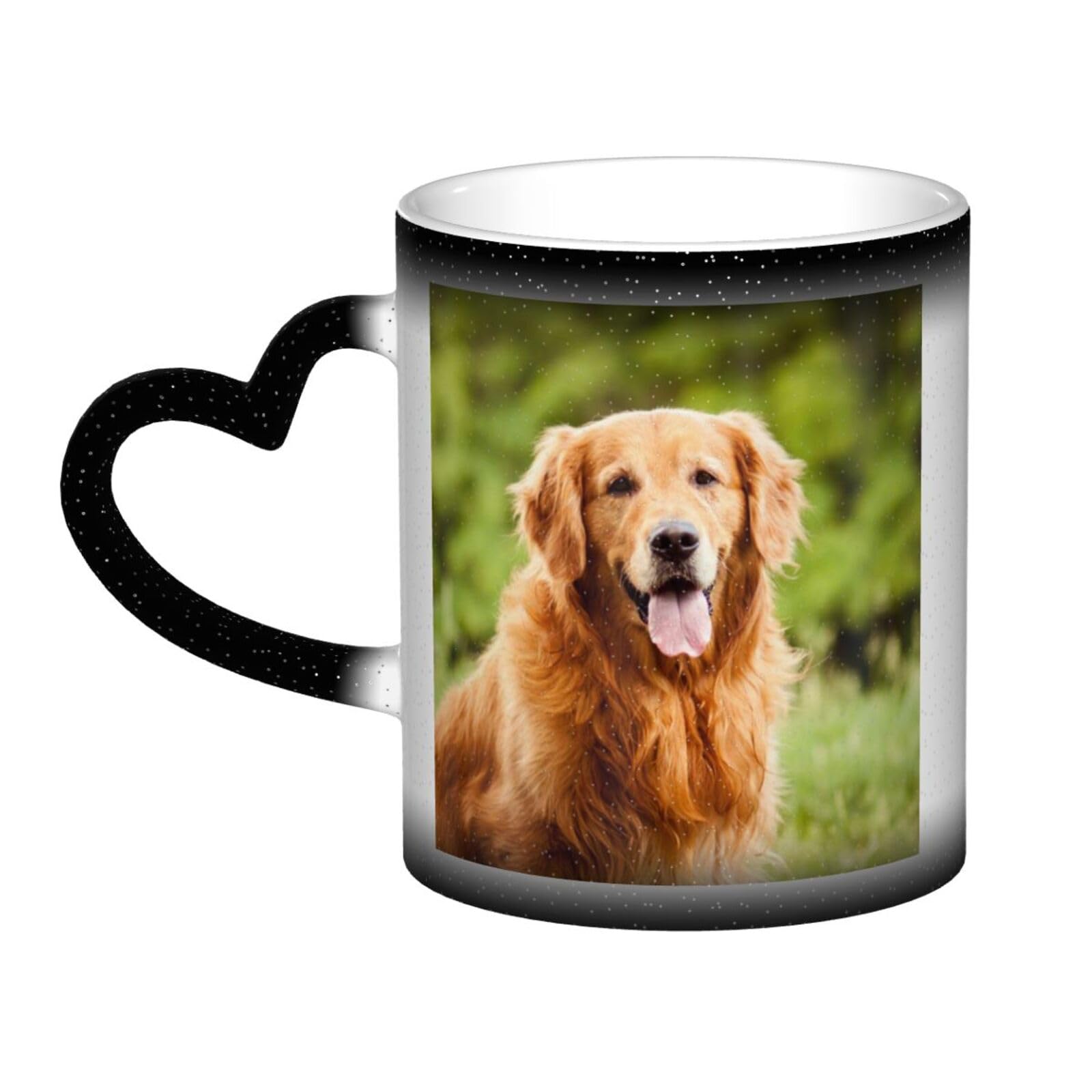 Tazza Personalizzata Con Scritta Francese 'J'peux Pas' E Simpatico Golden Retriever – Idea Regalo Originale