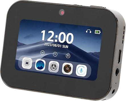 4kデジタルカメラ、3インチタッチスクリーン付きキッズカメラ、64mp 10倍ズーム120°ワイドコンパクトカメラ、映画と音楽プレーヤー、男の子、女の子、子供用のポータブルカメラブラック