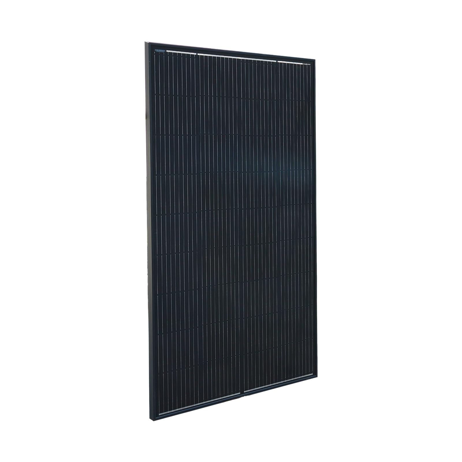 enjoy solar® Bifaziales PERC Monokristallines Solarmodul, 182mm Solarzellen, ideal für Balkonanlage, Gartenhäuse, Carports, Garagendächer (210W, 12V)
