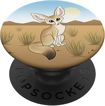 Fennec Fox PopSockets Grip and Stand for Phones and Tablets