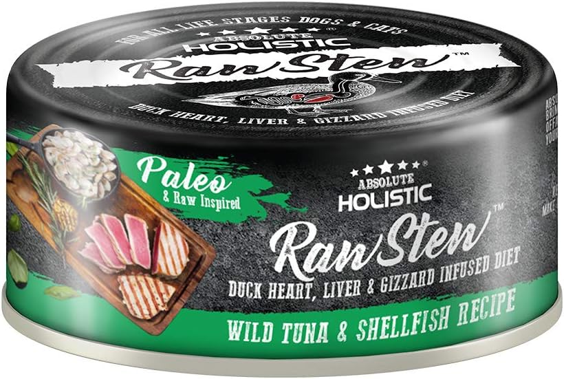 Absolute HolisticRawStew - Wild Tuna & Shell Fish Recipe 12 x 80g