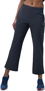 TECHNOSPORT Women's Relaxed Fit Active Sports Track Pant with Elasto Plus for Yoga & Workout Price In India