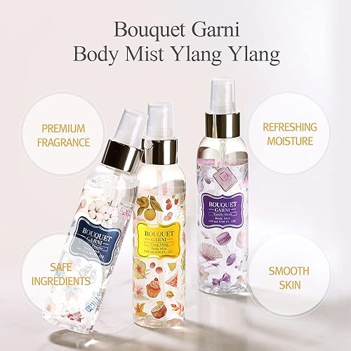Miniatura 2 de Bouquet Garni Body Mist Ylang Ylang  Vitamina E fragancia hidratante profunda de larga duración para mujeres  Ácido cítrico que elimina las células
