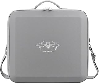 ELBFAE BRDRC Portable Carrying Case Storage Bag Protective Handbag Box for DJI Air 3 Drone Battery RC 2/RC-N2 Remote Controller Box