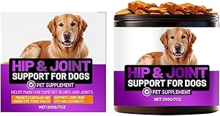 Gelenkgesundheit Für Hunde,200g Welpen Hüftgelenk Kausnacks,Hundegelenk Und Hüftgelenk Nahrungsergänzung | Für Mittelgroße Und Große Rassen Reisen Indoor Fütterung Gesunder Körper