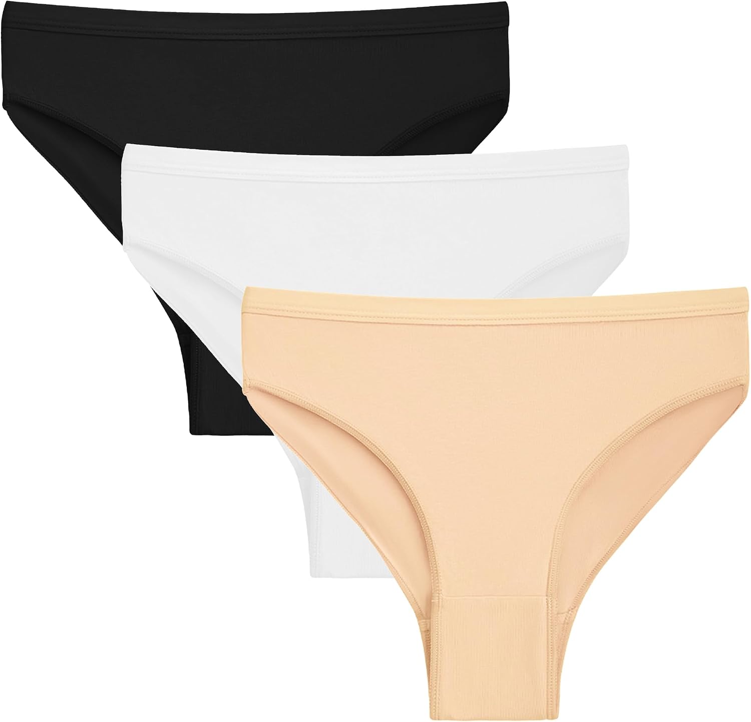 Ballet Underwear,3 packs Girls Seamless Gymnastics Underpants Dancer Beige Bottoms Ballerina Underwear
