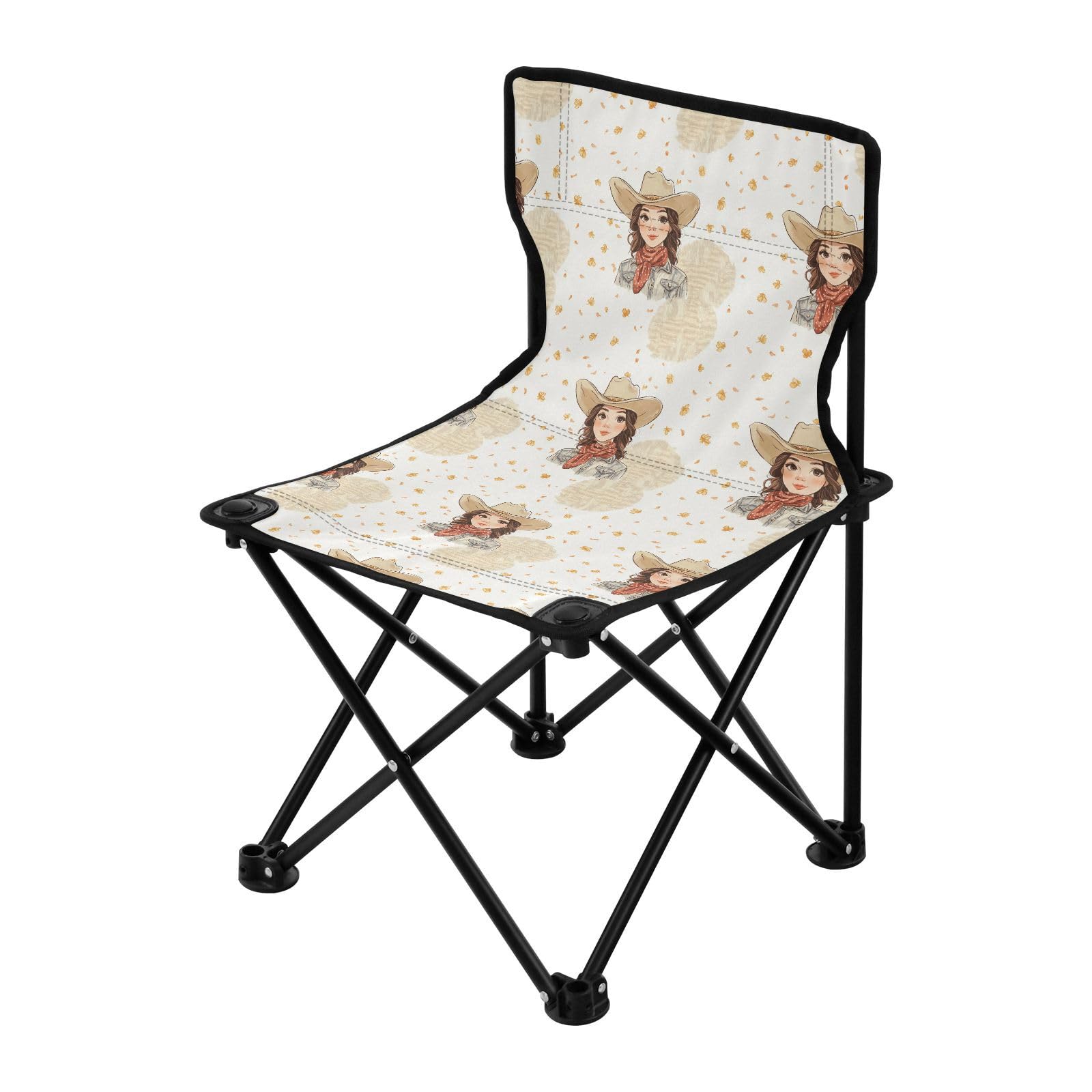 Chaise de camping pliante ultra légère et robuste au style western unique