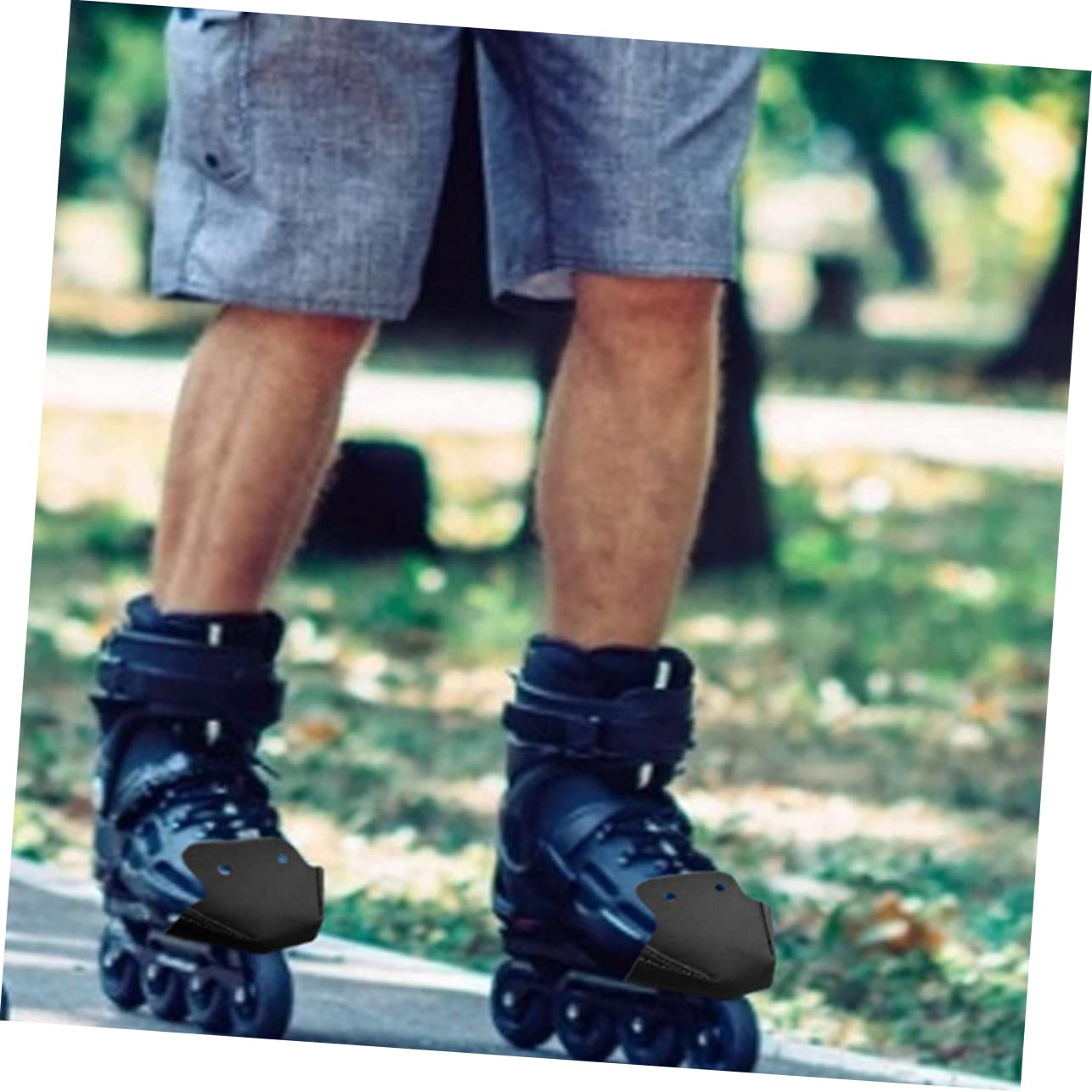 BESTonZON Austauschbare Zehenschutzkappen Für Rollschuhe Professionelle Skates Zehenschutz Passend Für Inline Skates Und Rollschuhe Schwarz Langlebig Und Praktisch