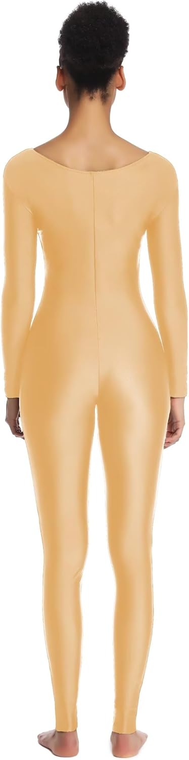 Women's Long Sleeve Unitard Dance Costume Spandex Full Body Suits One Piece Jumpsuits - Image 5