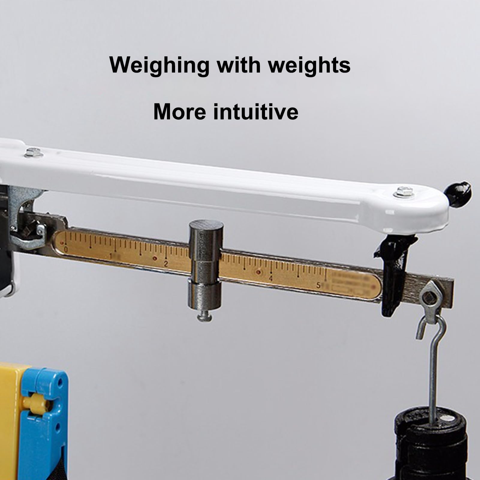 Mechanische Personenwaage, Kinderwaage mit hohem Gewicht, 50 kg/160 cm, geeignet für Schulen, Fitnessstudios, Zentren für körperliche Untersuchungen, mit Höhenstangen, abnehmbaren Stühlen