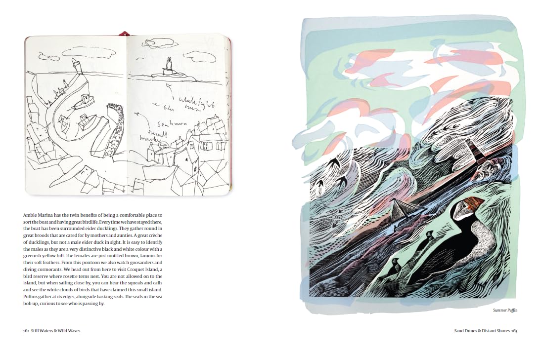 Still Waters & Wild Waves: from beloved illustrator and printmaker Angela Harding