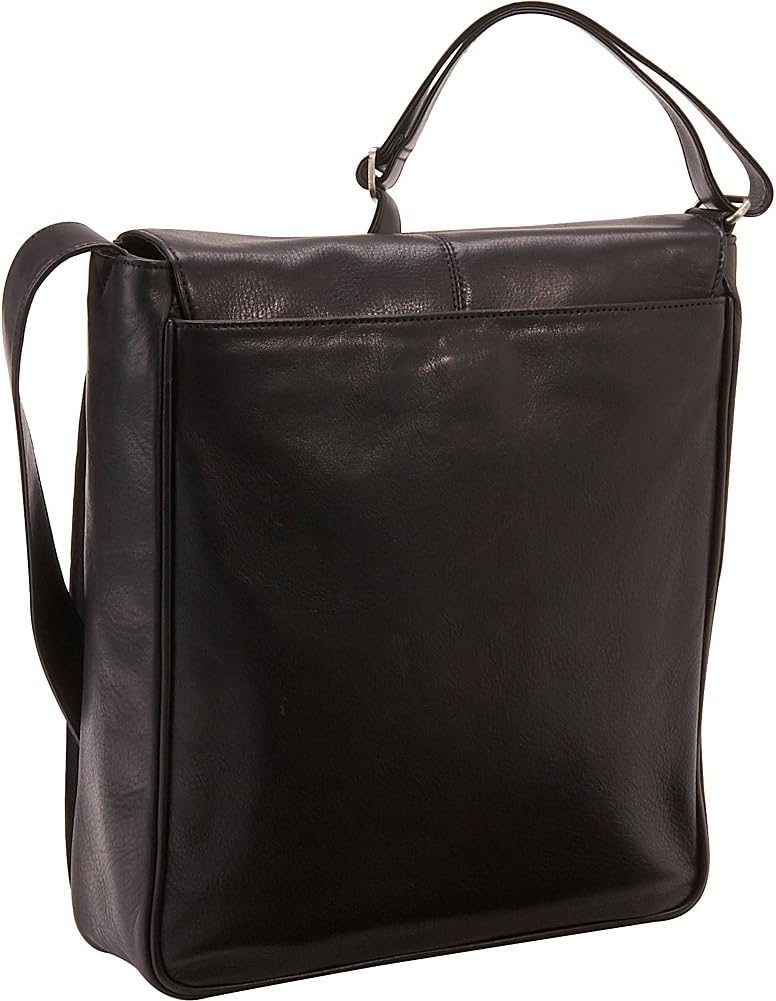 Osgoode Marley Cashmere European Messenger Bag (Black)