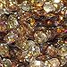 Kimmyku5mm CUP SEQUINS Gold Hologram Loose sequins 1500pcs