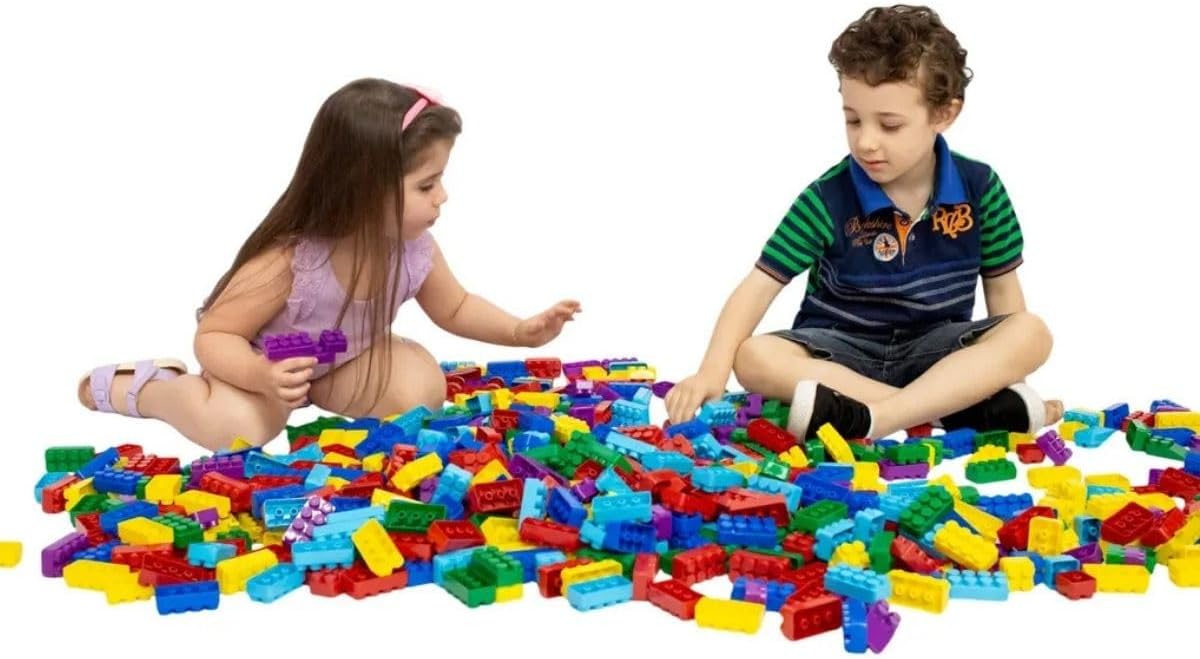 Cadeira Infantil Com Blocos de Montar 50 Peças Educativa Coloridas Brinquedo de Construção Educativo Cadeira Infantil Com Blocos de Montar 50 Peças Educativa Coloridas Brinquedo de Construção Educativo