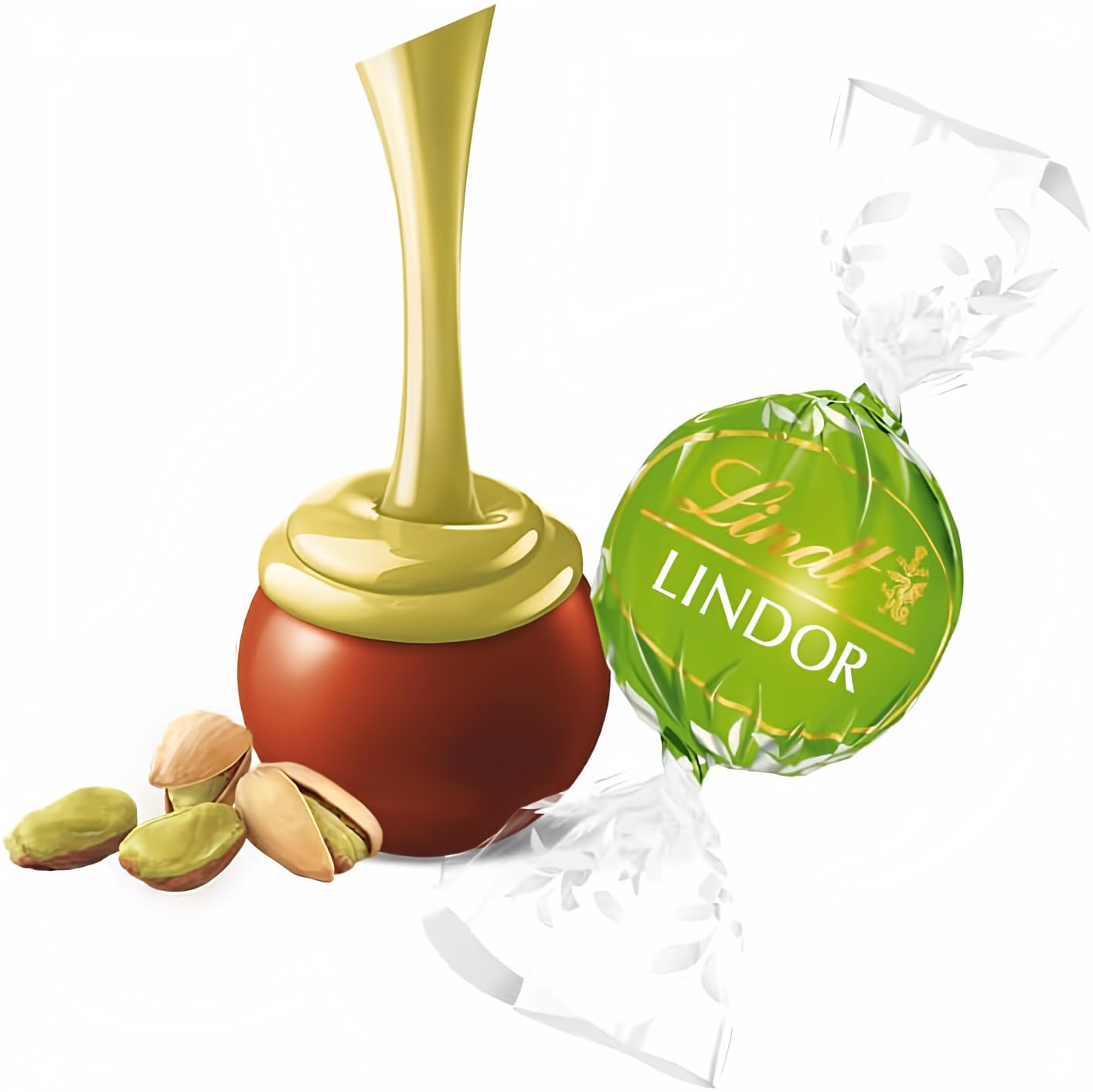 Bulk Chocolate Truffles Pistachio Milk Chocolate (Small)