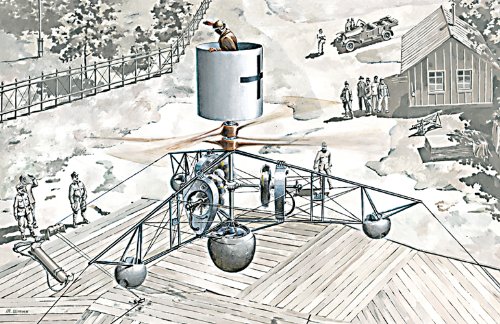 Roden PKZ-2 Helicopter Model Kit