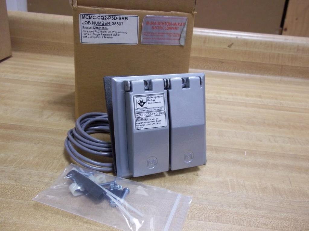 MCMC-CQ2-P5D-SRB Receptacle Outlet PLC-5 Mini Din