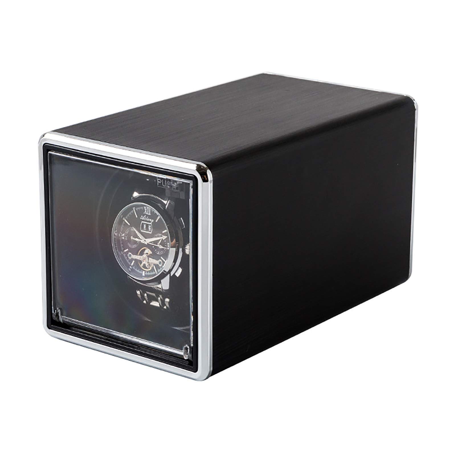 WMYYZYQ Automatic Watch Winder,Automatic Winding Box Quiet Open Lid Self-Stop Single Watch Shaker Watch Storage