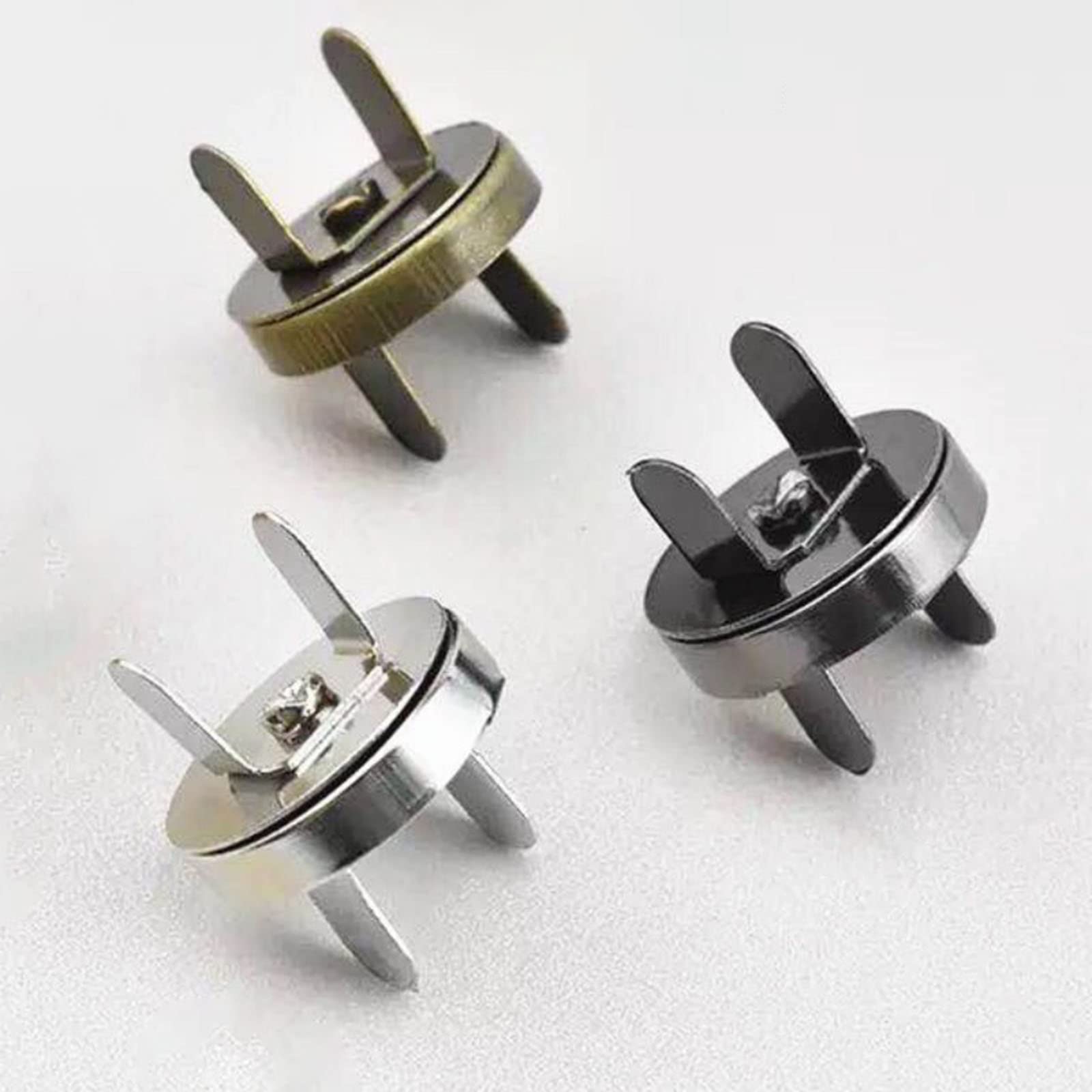 Generico 60 Set Bottoni magnetici da 18 mm e 14 mm per Cucire Borse