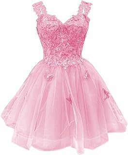 3D Butterfly Short Homecoming Dresses for Teens Off Shoulder DAMA Dresses for Quinceanera Glitter Sequin Prom Dress - Buy now