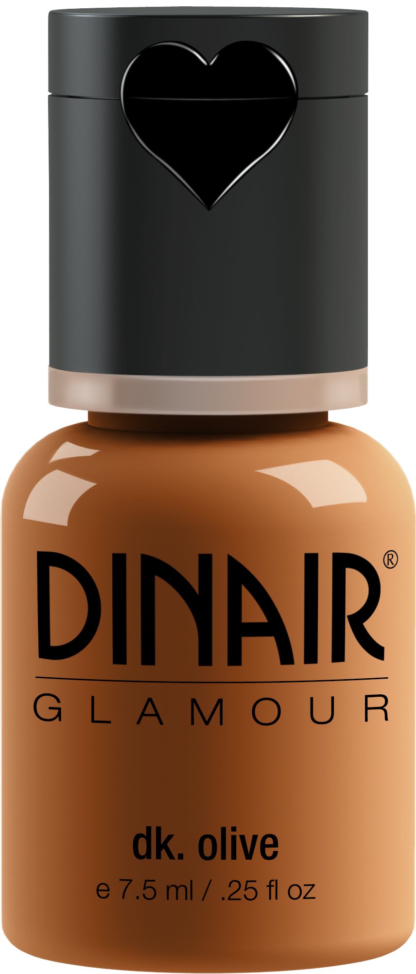 Dinair Airbrush Makeup Foundation | Dark Olive | GLAMOUR: Natural, Light coverage, Matte 0.25 oz.