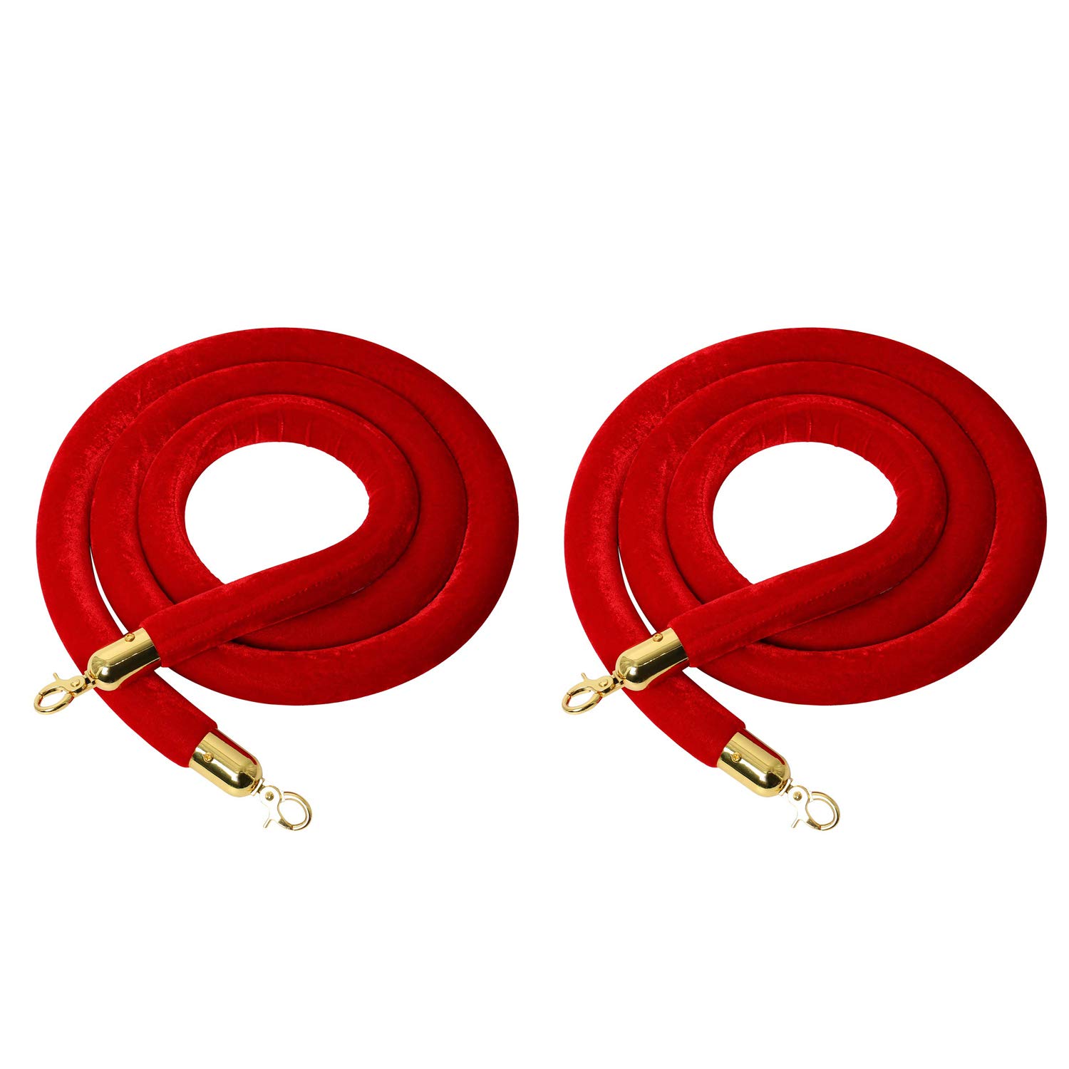 Buy YaeGarden 2Pack Velvet Stanchion Rope 5Ft Stanchion Queue Barrier