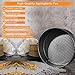 Molgree Springform Pan Set of 3 Nonstick 7 9 11 Inch Cheesecake Pan, Leakproof Spring Form Pans for Cheesecake with Removable Bottom, Springform Round Cake Pans Sets for Baking with 60 Parchment Paper